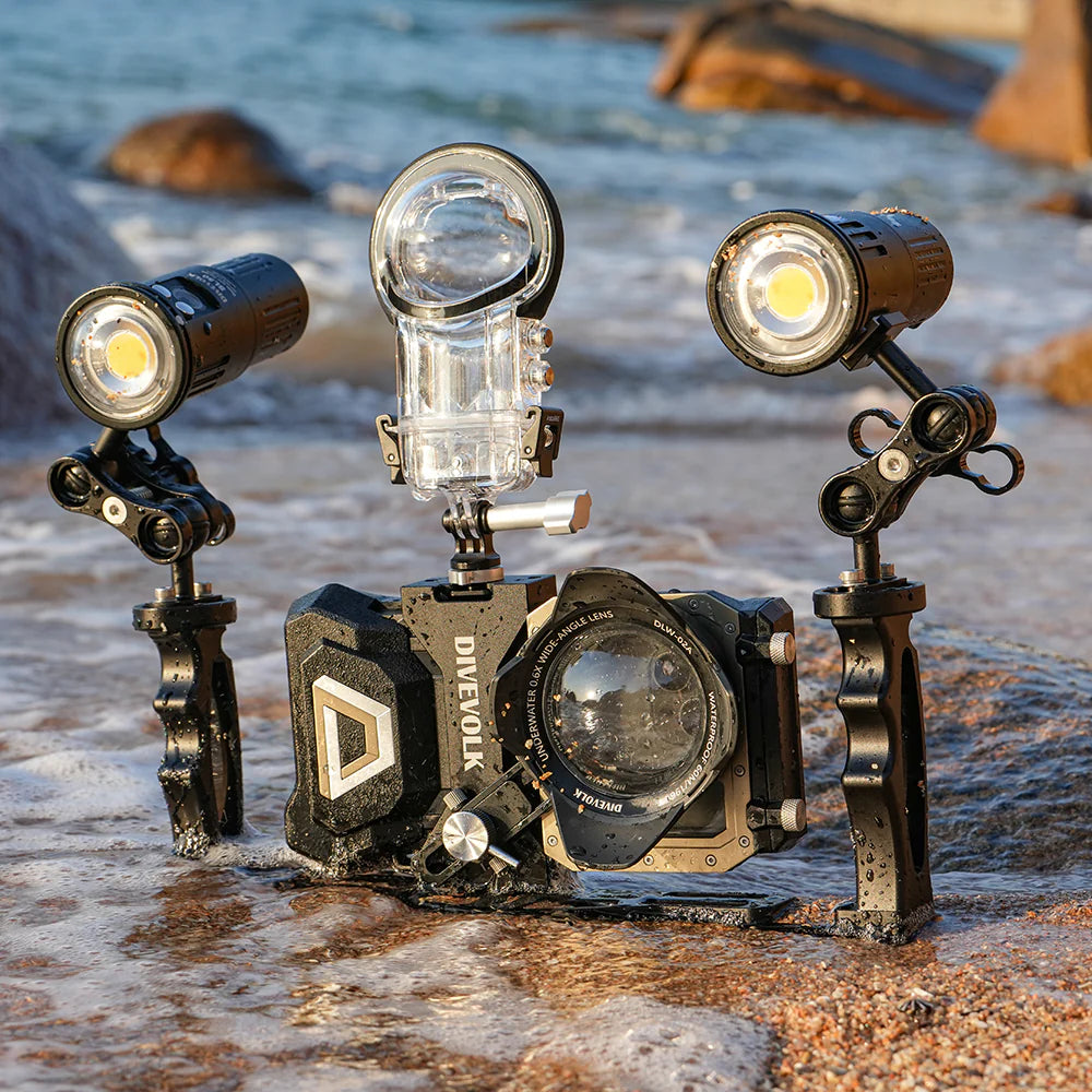 Divevolk Seatouch 4 Max Plus 67mm adapters arm for underwater photography