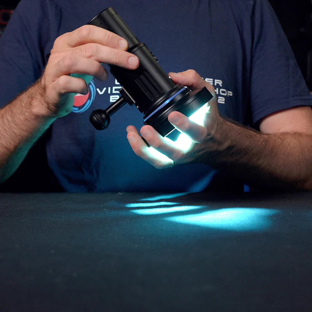 Ambient blue light filter for SL50/SL120 professional underwater video light