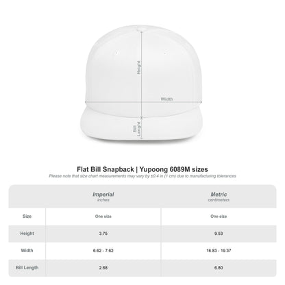Octopus Kayak Snapback Hat — Distressed Paddle Graphic Flat-Bill Cap