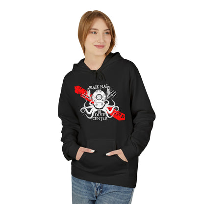 Dive Center Hoodie — 'Black Flag Aquanauts' Vintage Diving Helmet Design