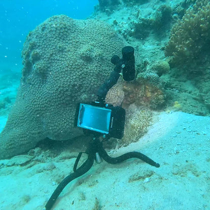 DIVEVOLK SeaTouch 4 Max PLUS Underwater Housing A-lot-of-fun kit for iPhone and most of Android smartphone dive housing, waterproof phonecase