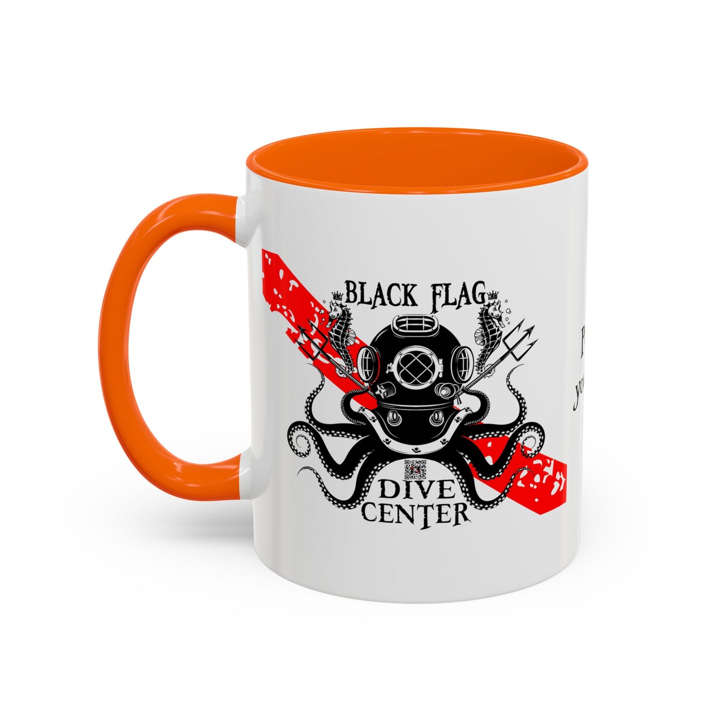 Diver Coffee Mug – Black Flag Aquanaut (White)