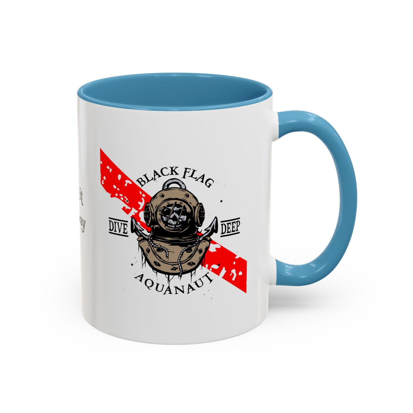 Diver Coffee Mug – Black Flag Aquanaut (White)