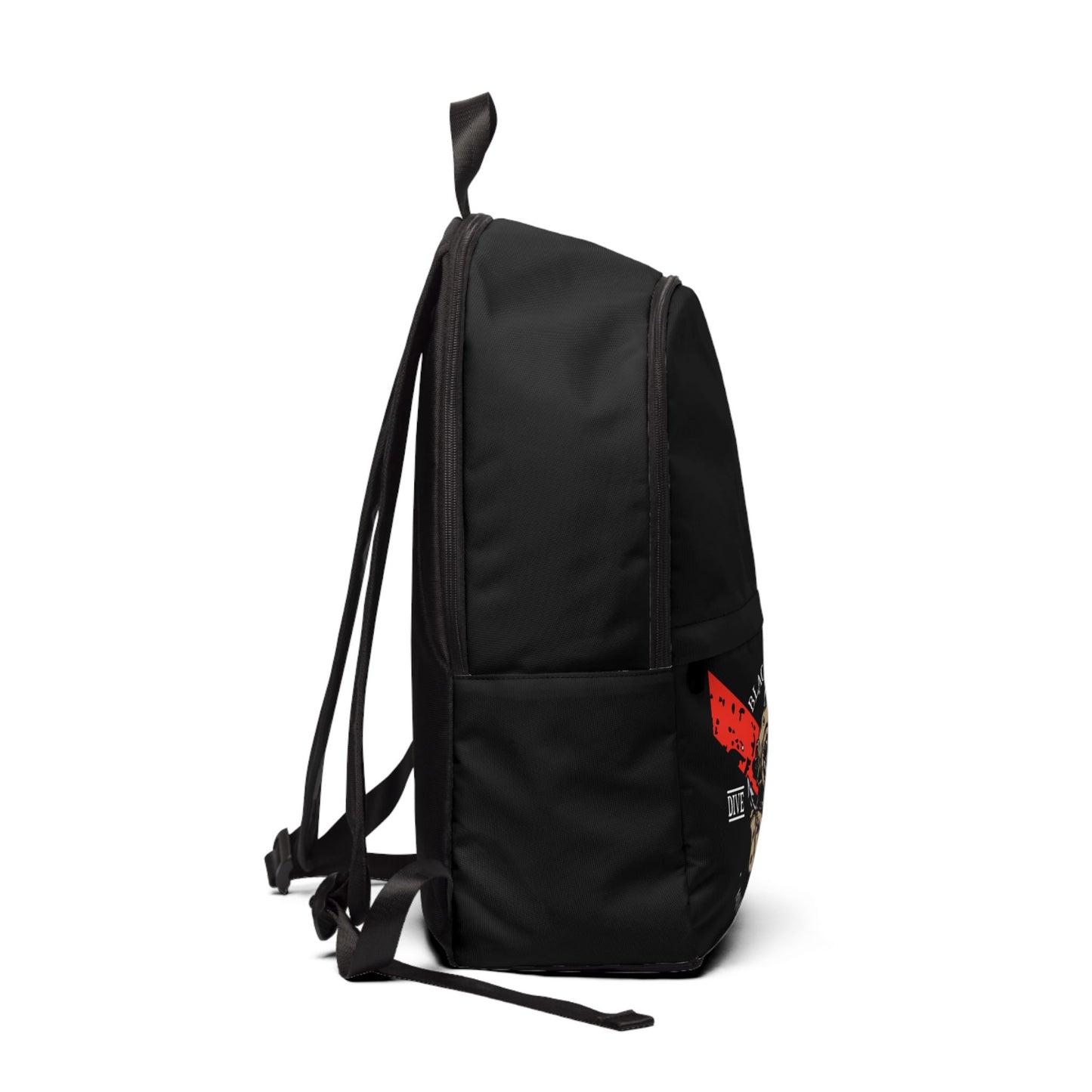 Dive Backpack (Black) — Black Flag Dive Center Aquanaut Design