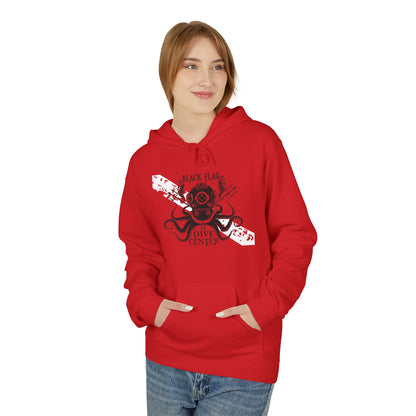 Dive Center Hoodie — 'Black Flag Aquanauts' Vintage Diving Helmet Design