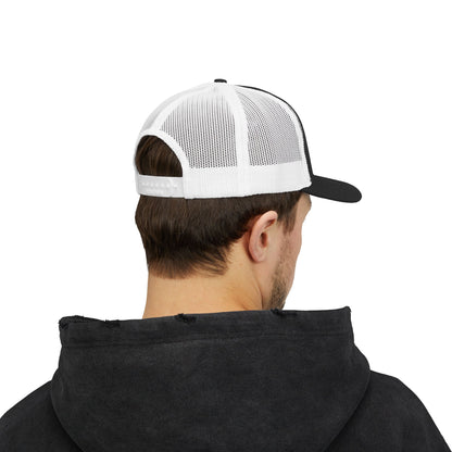 Trucker Cap - Skull & Crossed Oar Fishing Patch
