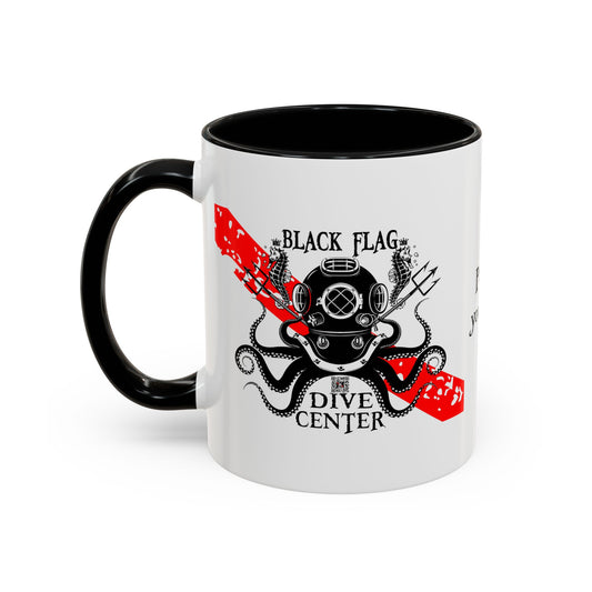 Diver Coffee Mug – Black Flag Aquanaut (White)