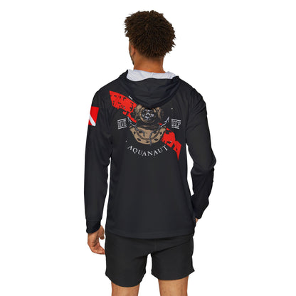 Dive Center Hoodie (Black) - 'Black Flag' Vintage Diving Octopus Graphic