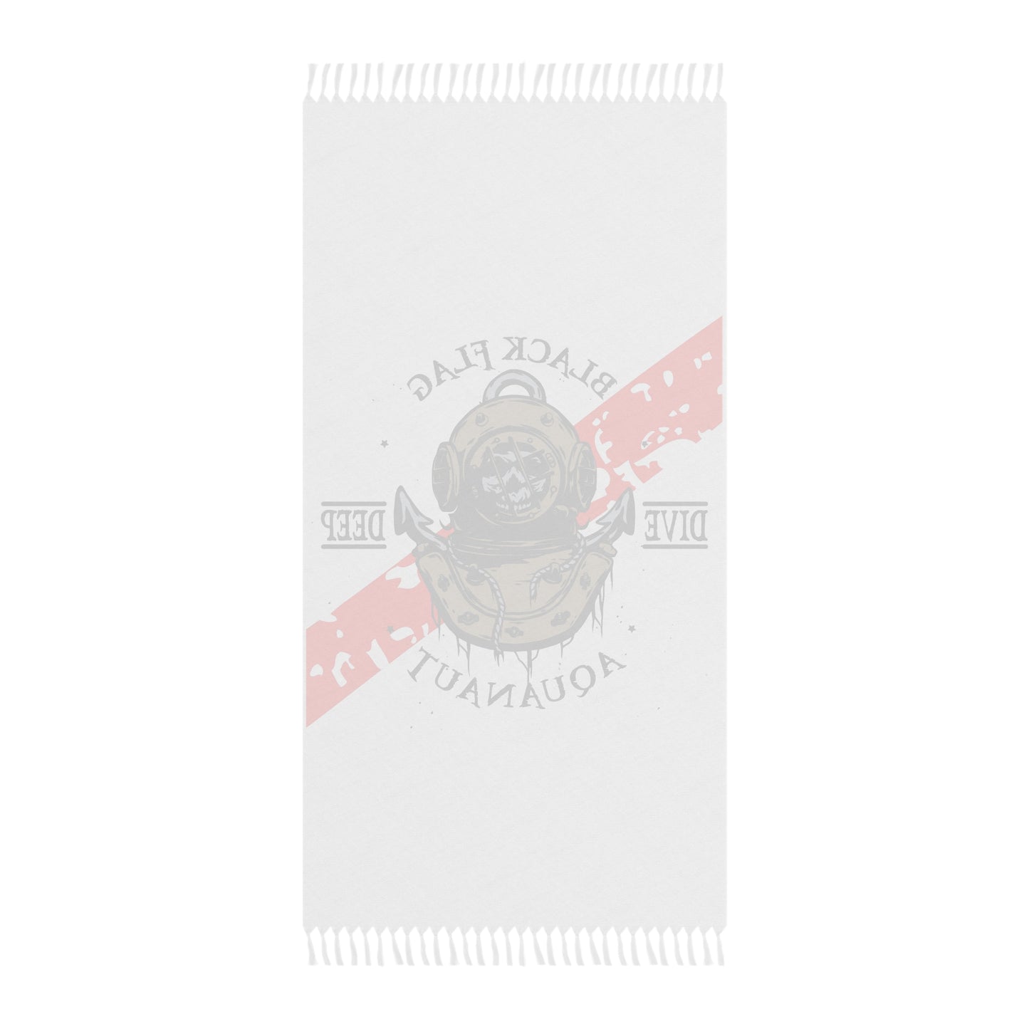 Dive Center Beach Towel – Black Flag Aquanaut Scuba Design
