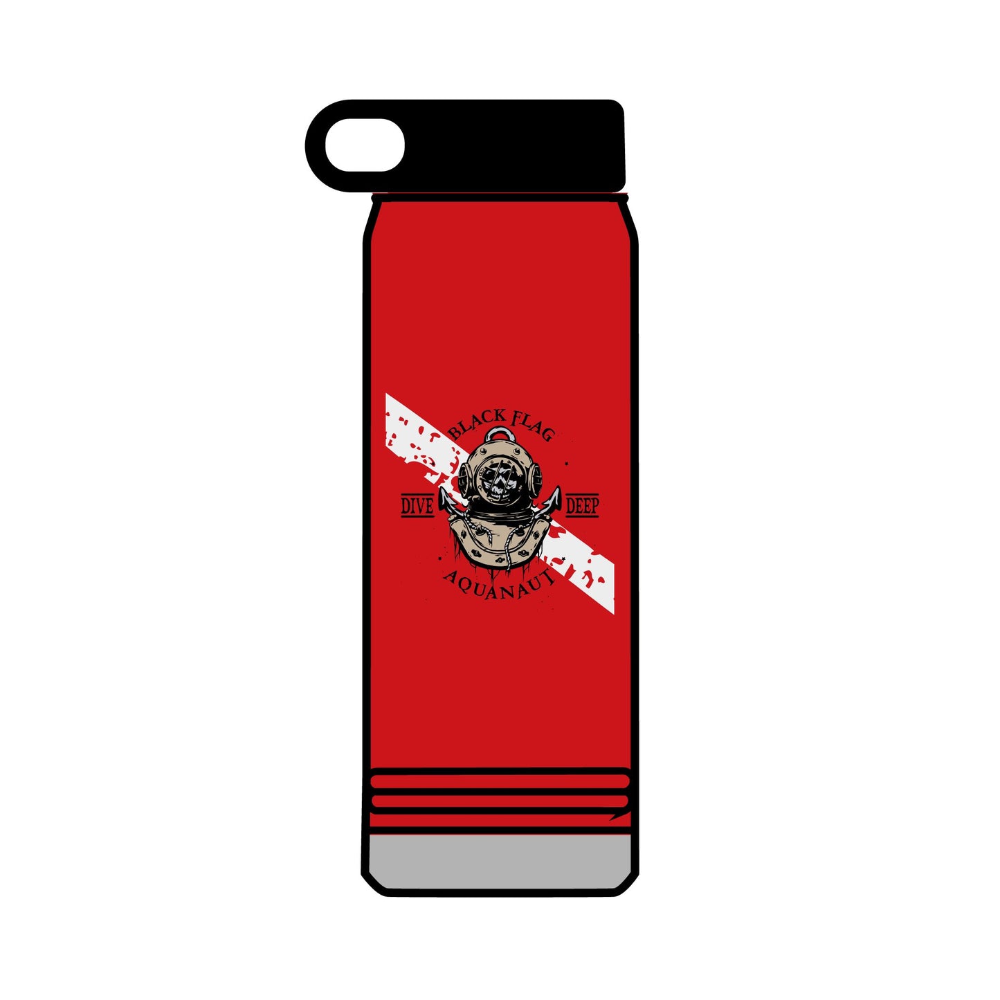 32oz Dive Center (Aquanaut) Water Bottle — Black Pup Scuba Logo Insulated Bottle