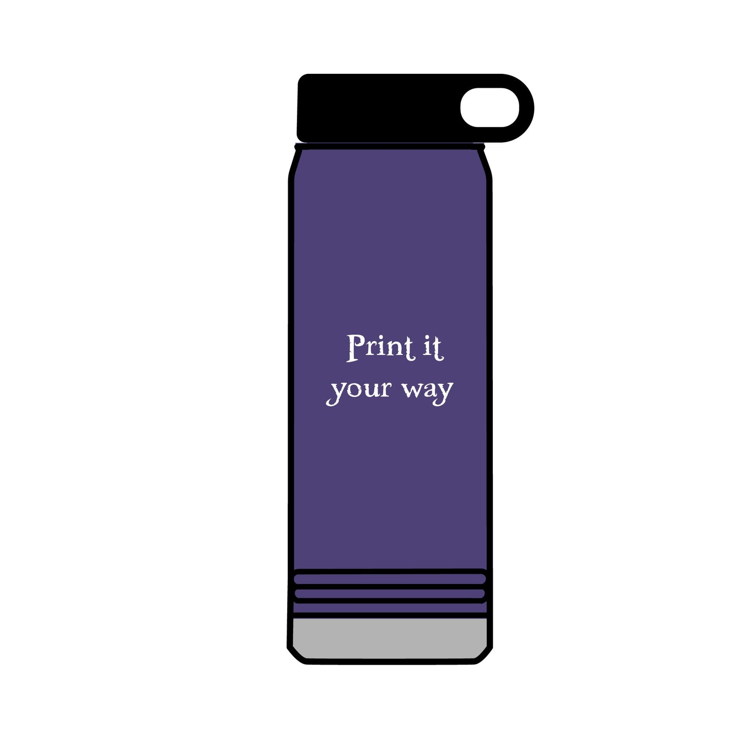 32oz Dive Center (Octopus) Water Bottle — Black Pup Scuba Logo Insulated Bottle