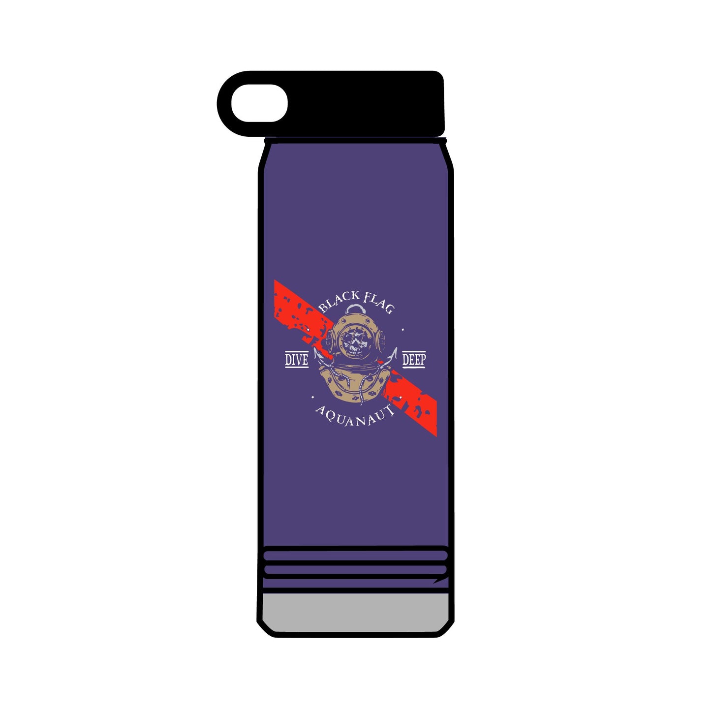 32oz Dive Center (Aquanaut) Water Bottle — Black Pup Scuba Logo Insulated Bottle
