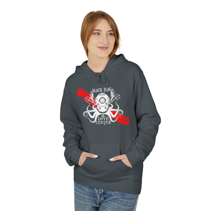 Dive Center Hoodie — 'Black Flag Aquanauts' Vintage Diving Helmet Design
