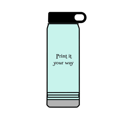 32oz Dive Center (Aquanaut) Water Bottle — Black Pup Scuba Logo Insulated Bottle