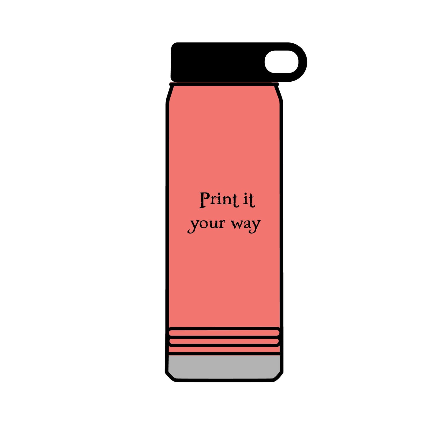 32oz Dive Center (Aquanaut) Water Bottle — Black Pup Scuba Logo Insulated Bottle
