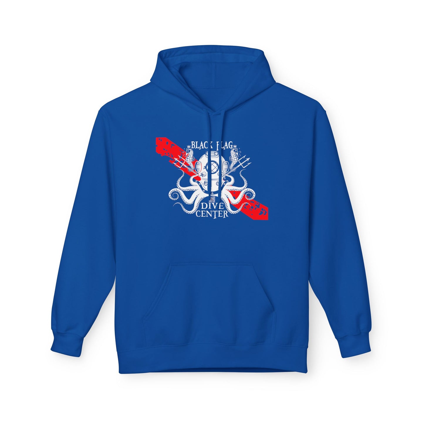 Dive Center Hoodie — 'Black Flag Aquanauts' Vintage Diving Helmet Design