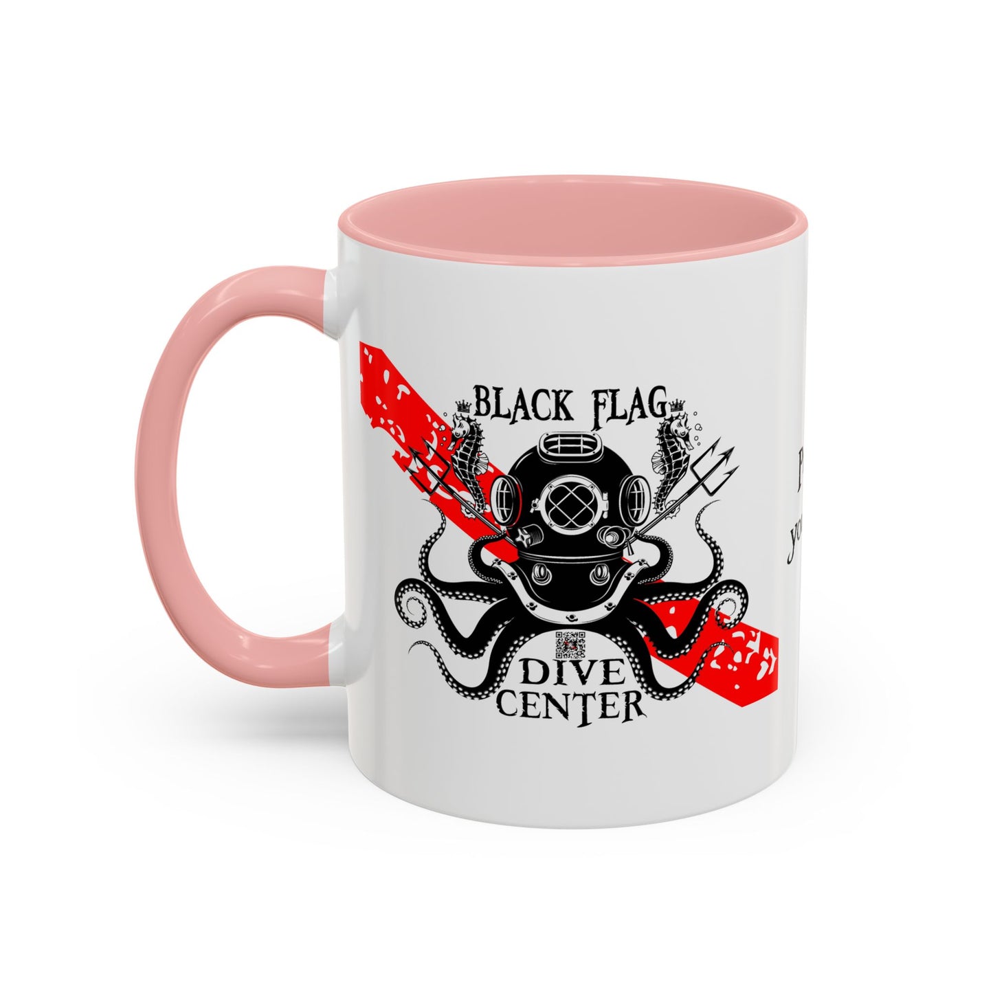 Diver Coffee Mug – Black Flag Aquanaut (White)