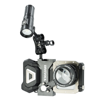 Divevolk Seatouch 4 Max Plus 67mm adapters arm for underwater photography
