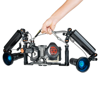 Outdoor Multi-functional Double Clip Lanyard for Seatouch 4 Max underwater housing and underwater photography equioment