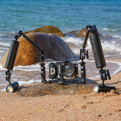 DIVEVOLK SL120 underwater video light 12000 lumens for Underwater Photography and Video