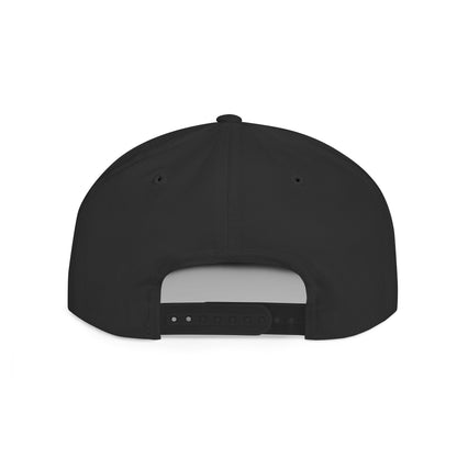 Octopus Kayak Snapback Hat — Distressed Paddle Graphic Flat-Bill Cap