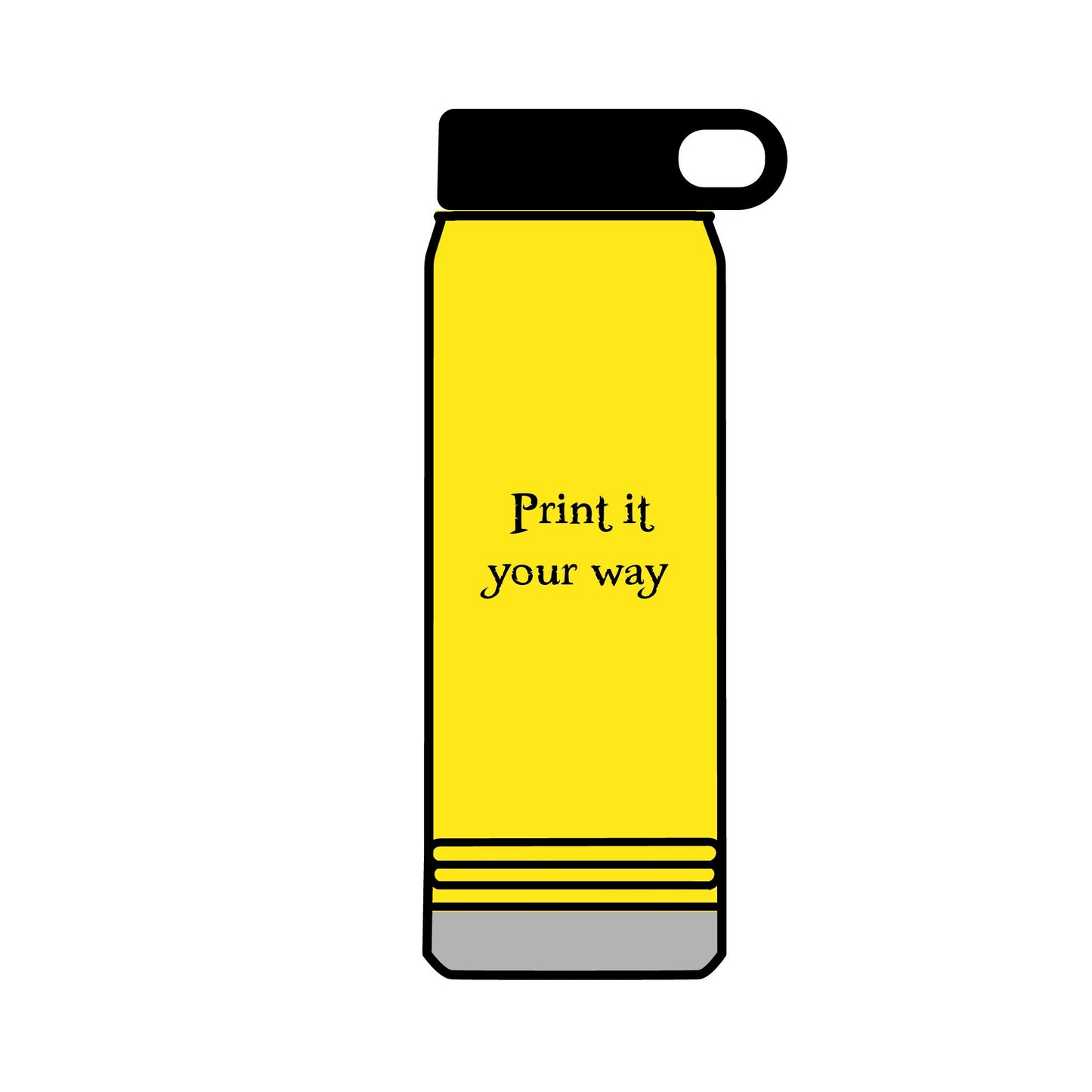 32oz Dive Center (Octopus) Water Bottle — Black Pup Scuba Logo Insulated Bottle