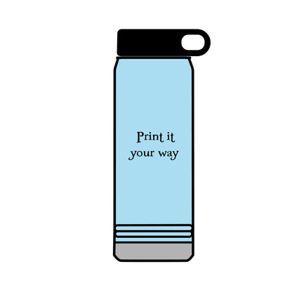 32oz Dive Center (Octopus) Water Bottle — Black Pup Scuba Logo Insulated Bottle