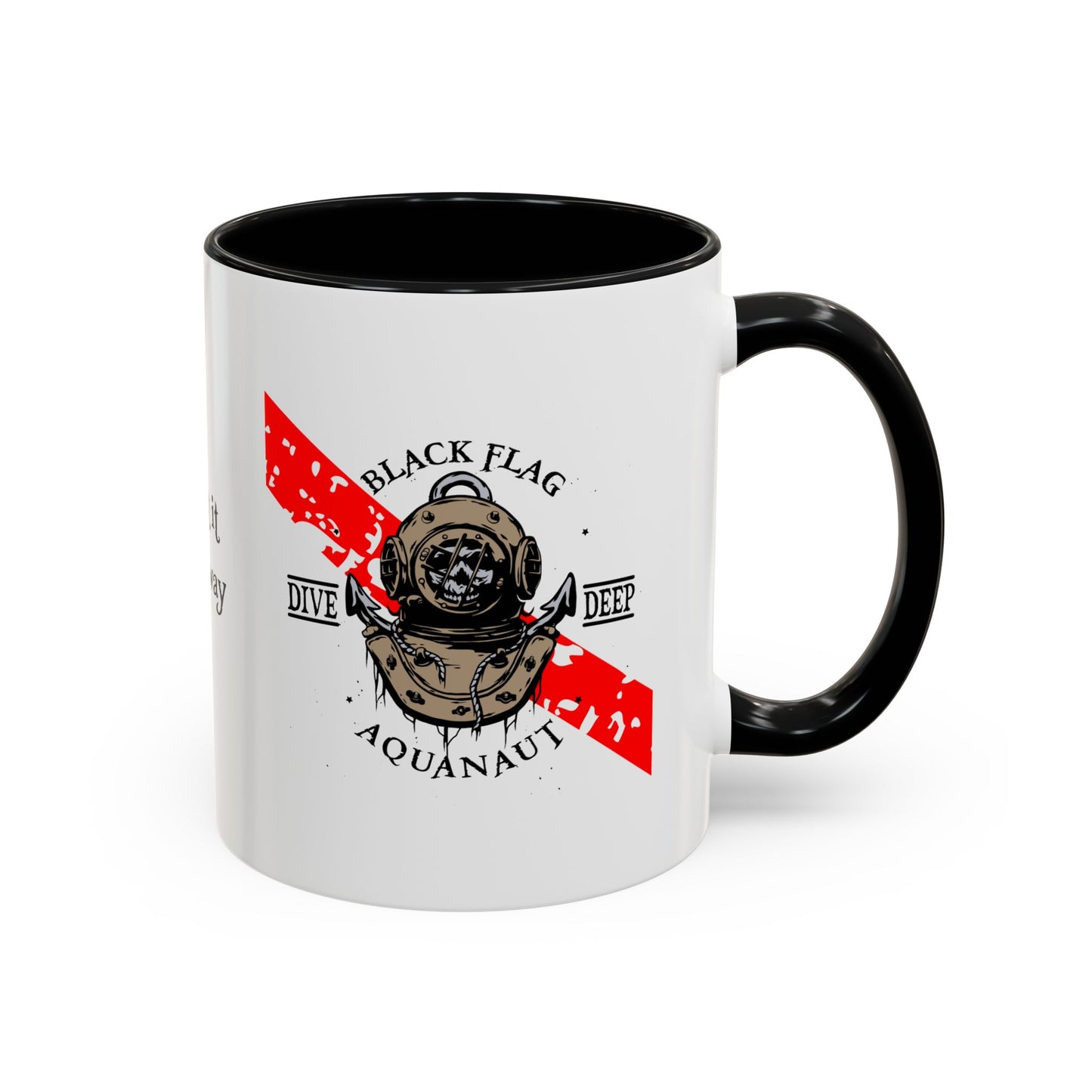 Diver Coffee Mug – Black Flag Aquanaut (White)