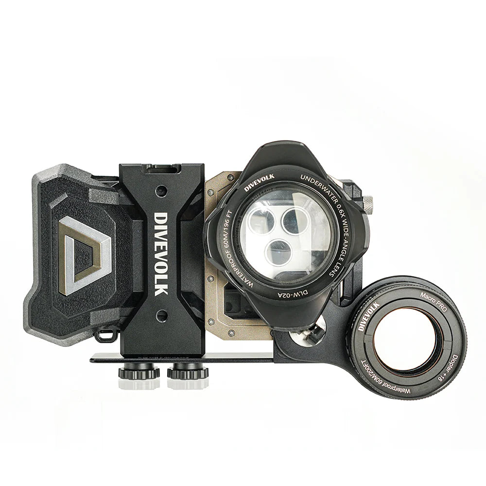 Divevolk Seatouch 4 Dual Lens Adapter for underwater photography