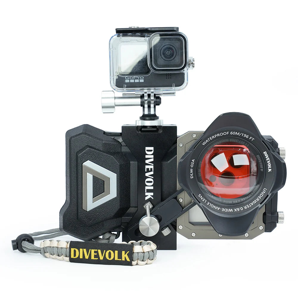 Divevolk Seatouch 4 Max Plus 67mm adapters arm for underwater photography