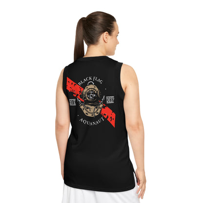 Dive Center Unisex Tank (Black) – “Black Flag” Aquanaut Graphic