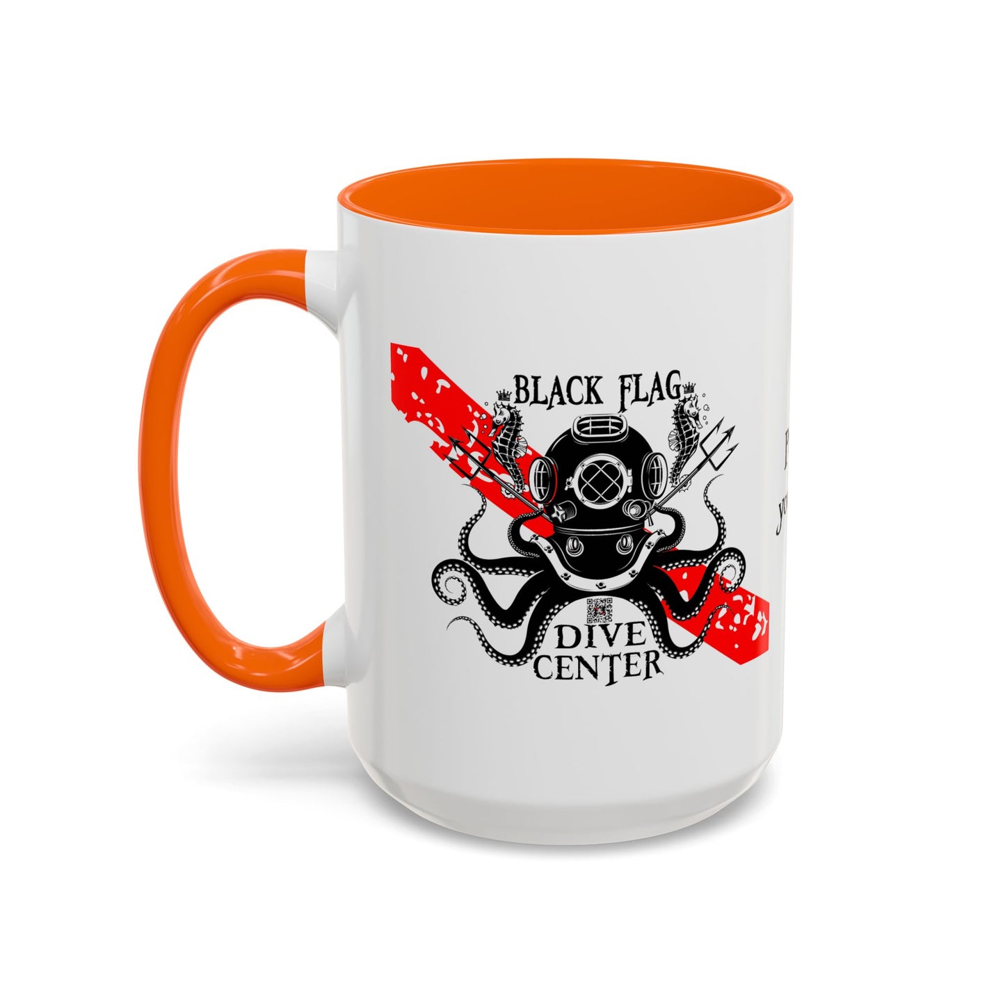 Diver Coffee Mug – Black Flag Aquanaut (White)