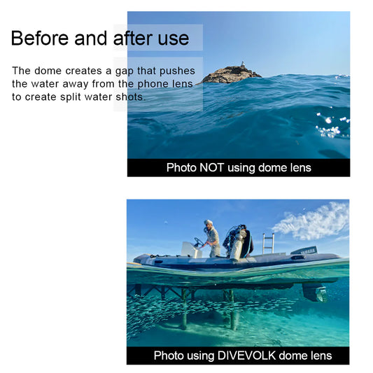 DIVEVOLK SeaTouch 4 Max Plus Underwater Houisng Water Sports Kit for iPhone and most Android smartphone dive housing, waterproof phonecase