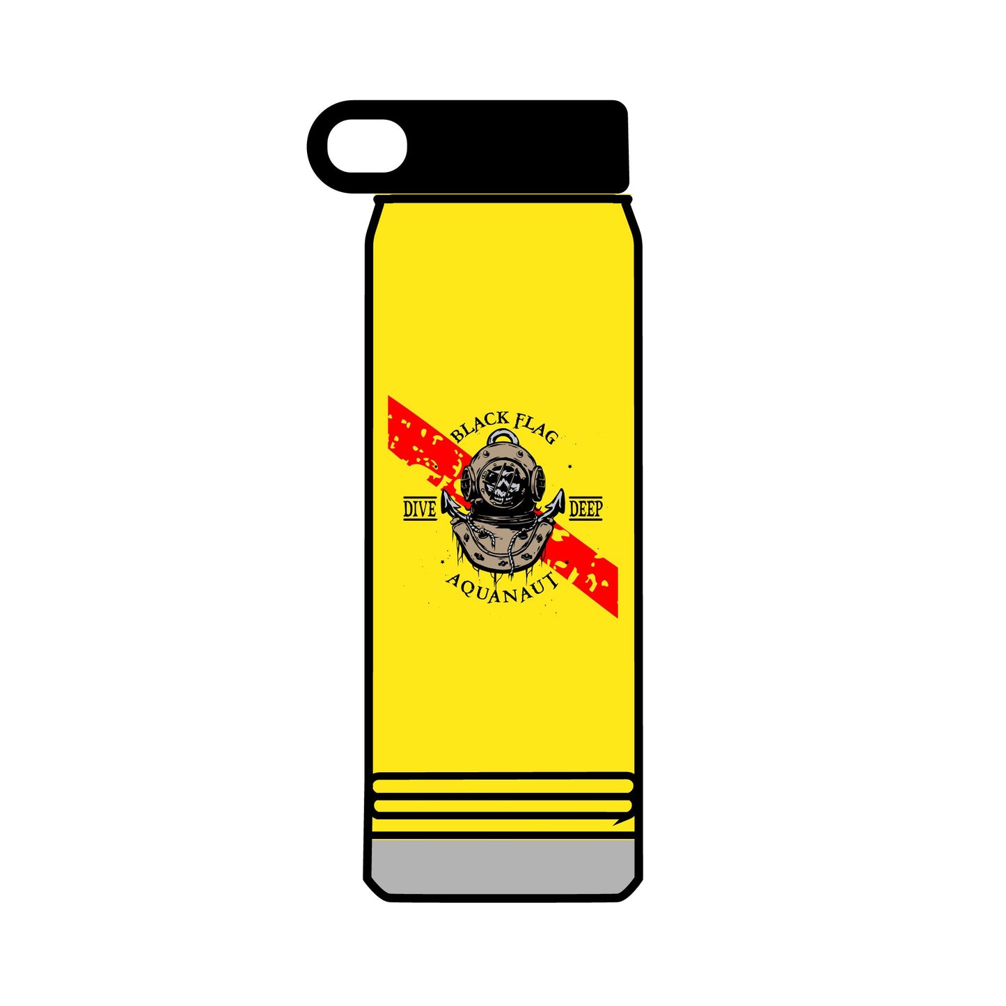 32oz Dive Center (Aquanaut) Water Bottle — Black Pup Scuba Logo Insulated Bottle