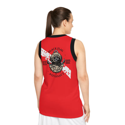 Dive Center Unisex Tank (Red) – “Black Flag” Aquanaut Graphic