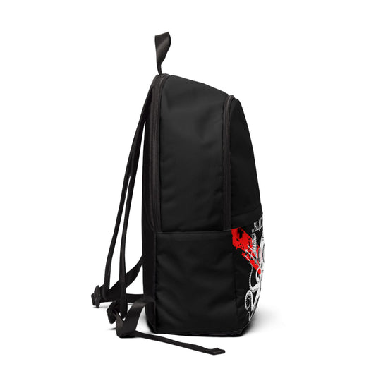Dive Backpack (Black) — Black Flag Dive Center Octopus Design