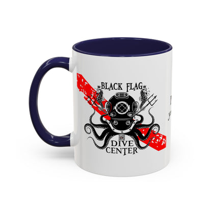 Diver Coffee Mug – Black Flag Aquanaut (White)