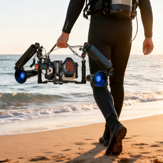 DIVEVOLK SeaTouch 4 Max Plus Underwater Housing Almighty Kit for iPhone and most Android smartphone, dive housing, waterproof phone case