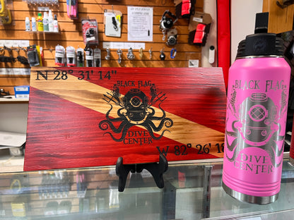 Black Flag Water Bottle 32 oz image 3