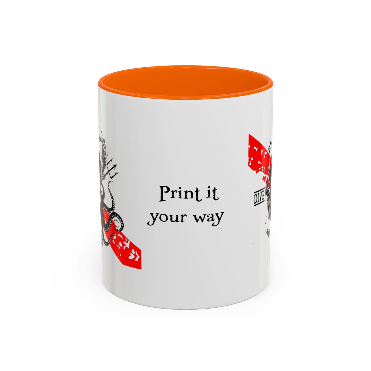 Diver Coffee Mug – Black Flag Aquanaut (White)