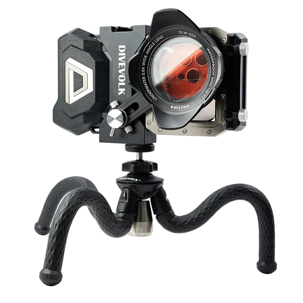 DIVEVOLK SeaTouch 4 Max PLUS Underwater Housing A-lot-of-fun kit for iPhone and most of Android smartphone dive housing, waterproof phonecase