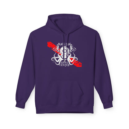 Dive Center Hoodie — 'Black Flag Aquanauts' Vintage Diving Helmet Design