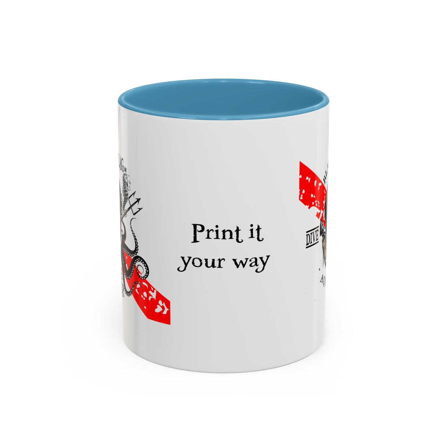 Diver Coffee Mug – Black Flag Aquanaut (White)