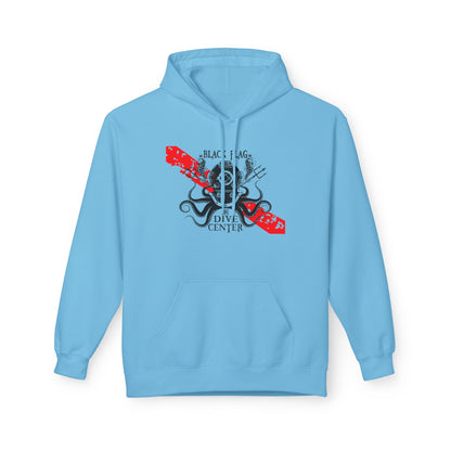 Dive Center Hoodie — 'Black Flag Aquanauts' Vintage Diving Helmet Design