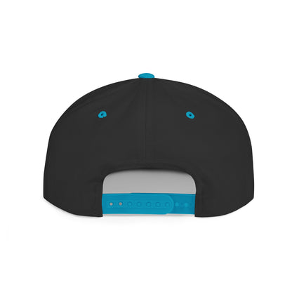 Octopus Kayak Snapback Hat — Distressed Paddle Graphic Flat-Bill Cap