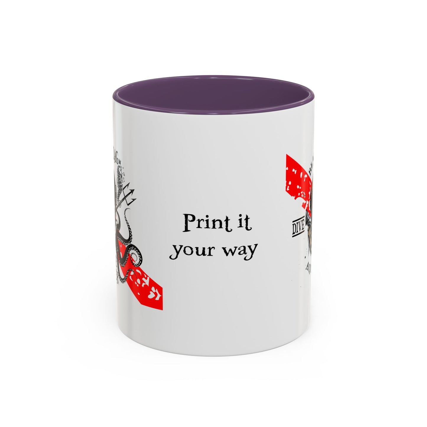 Diver Coffee Mug – Black Flag Aquanaut (White)