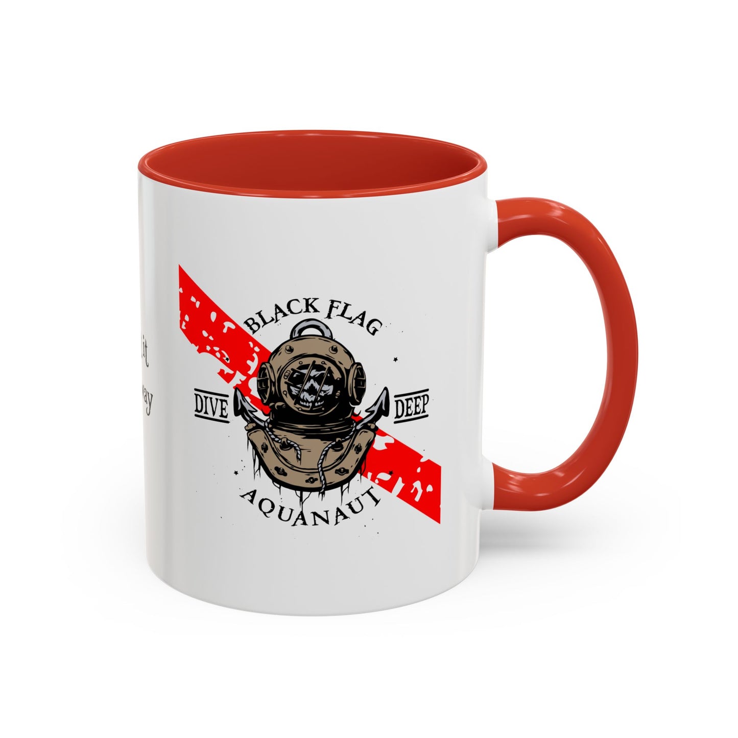 Diver Coffee Mug – Black Flag Aquanaut (White)