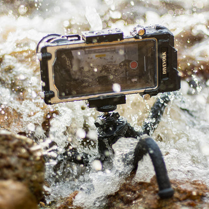 DIVEVOLK SeaTouch 4 Max PLUS Underwater Housing A-lot-of-fun kit for iPhone and most of Android smartphone dive housing, waterproof phonecase