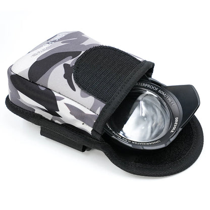 DIVEVOLK Multifunctional Lens Pocket for lens storage underwater, easy to change lenses, photography accessory