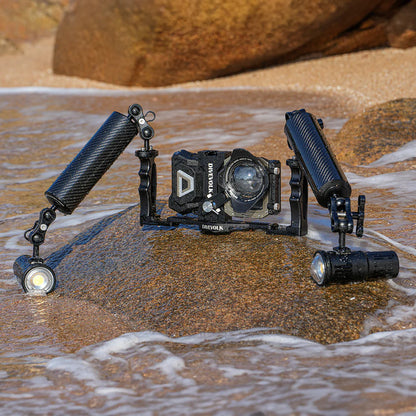 DIVEVOLK SeaTouch 4 Max Plus Underwater Housing Almighty Kit for iPhone and most Android smartphone, dive housing, waterproof phone case
